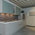 LINEA Laser grifflose Küchenzeile - Koje 75