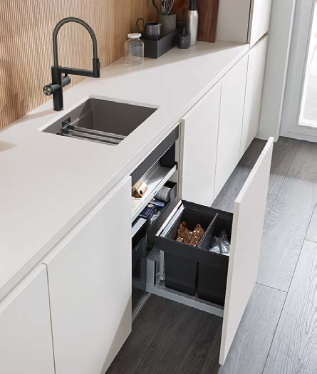 Alles aus einer Hand optimal geplant als eine komplette, individuelle und platzoptimierte Blanco Unit. (Foto: Blanco)